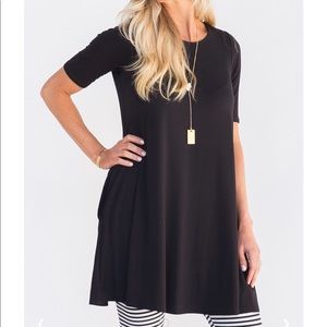 Agnes & Dora Swing Tunic Black